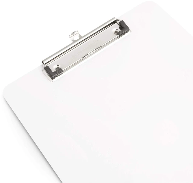 Alt view image 6 of 7 - 30 Dry Erase Clipboards, Whiteboard, Letter Size 9 x 12.5 in, Whiteboard and Dry Erase Board Front, Low Profile Clip, Hanging Loop, for Classrooms, Bulk 30 Pack