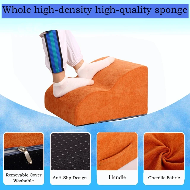 Alt view image 3 of 7 - Foot Rest for Under Desk at Work.Multifunctional 3-Tier Foot Stool With Washable Footrest.For Under Desk,Office Chair Gaming Chair & Sofa,Leg Elevation Pillow,supports Posture