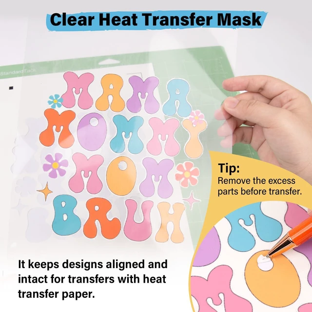 Alt view image 5 of 7 - Printable Heat Transfer Paper for T-Shirts 30 Sheets, 8.3" X 11.7" Printable Heat Transfer Vinyl for Inkjet Printer, Iron on Transfer Paper for Light and Dark Fabric (Matte)