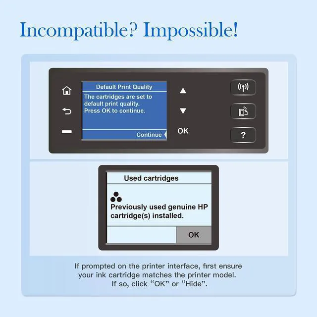 Alt view image 7 of 7 - 62XL Ink Cartridges Black for HP Ink 62 XL for HP 62 Black Ink Cartridge Work with HP Envy 7640 7645 5660 5540 5544 5640 7644 OfficeJet 200 250 280 OfficeJet 5740 5741 5745 8040 Series (2-Black)