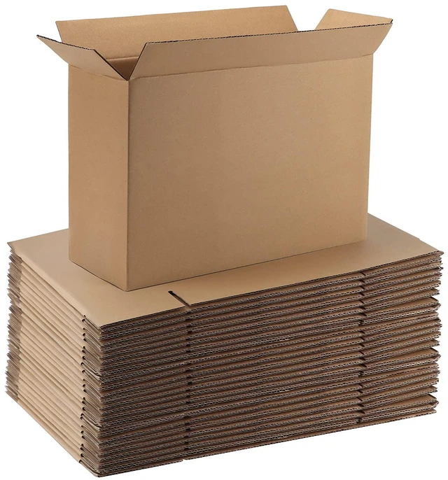 Main image of Shipping Boxes 12x9x4, Cardboard Shipping Mailing Box for Packaging, 25 Packs Corrugated Cardboard Boxes for Small Business, Easy Assemble for Shipping Packing Mailing Bulk