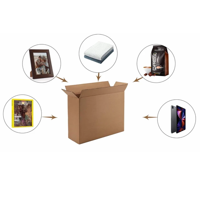 Alt view image 5 of 7 - Shipping Boxes 12x9x4, Cardboard Shipping Mailing Box for Packaging, 25 Packs Corrugated Cardboard Boxes for Small Business, Easy Assemble for Shipping Packing Mailing Bulk