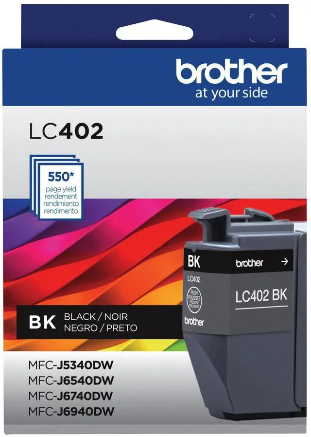 Main image of Genuine LC402BK Standard Yield Black Ink Cartridge