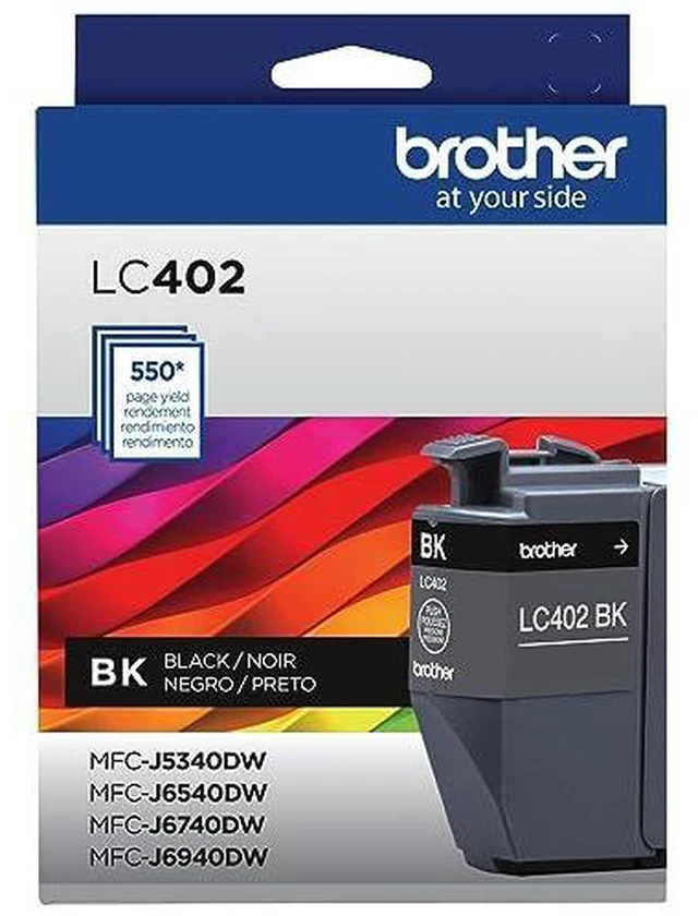 Alt view image 5 of 7 - Genuine LC402BK Standard Yield Black Ink Cartridge