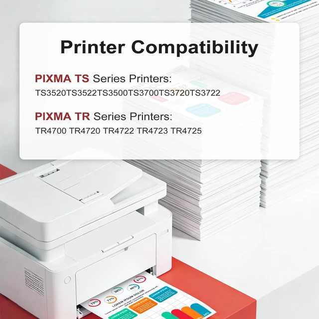 Alt view image 2 of 7 - PG-275 CL-276 XL Ink Cartridge Replacement for Canon 275XL 276XL Black Tri-Color Combo Pack | Compatible for Cannon PIXMA TS3722 TR4720 TR4722 TR4700 TS3522 TS3700 TS3720 TS3520 TS3500