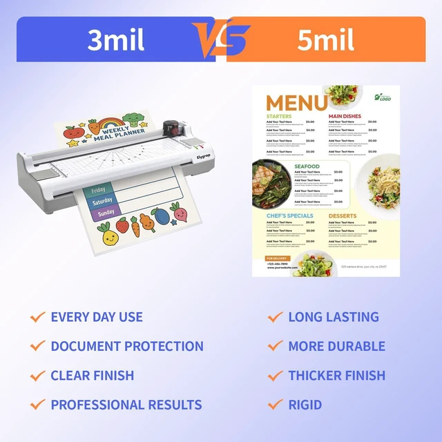 Alt view image 3 of 6 - Legal Size Laminating Sheets 8.5"x14"(9x14.5) 3Mil, 200 Pack 9x14.5 Clear Thermal Pouches for Documents, Compatible with All Laminators - Acid-Free & Bubble-Free Protection