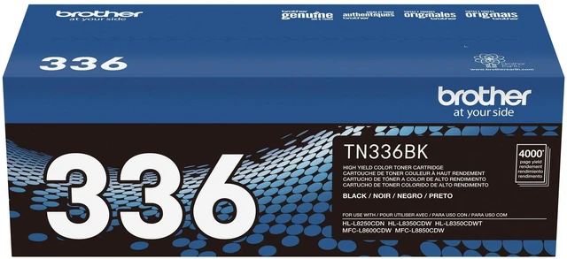 Alt view image 7 of 7 - Genuine TN336BK High Yield Black Toner Cartridge