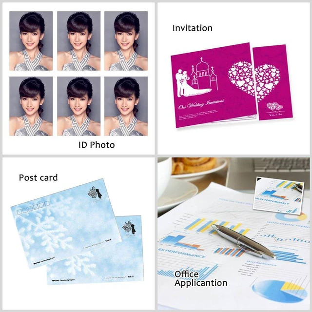 Alt view image 6 of 7 - 100 Sheets Matte Presentation tabloid paper 11x17 photo paper matte Double Sided 37lb Brochure Paper 6.5Mil for laser and Inkjet Printers