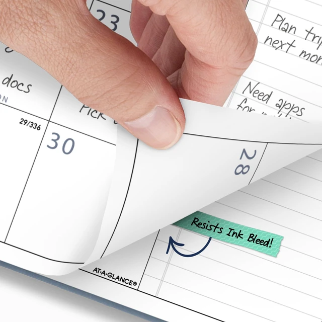 Alt view image 3 of 7 - 2027 Planner, Monthly, 9" x 11", Contemporary, Slate Blue (70250X2027)