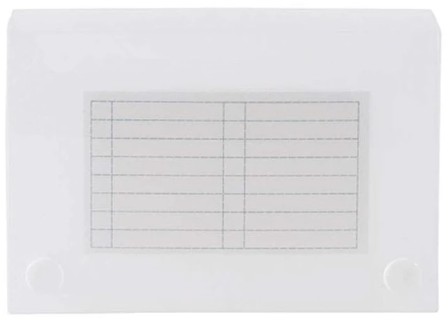 Main image of Products, Universial Case, 3"x5", 5-Tabs Removable, Clear, Pack of 12 (50605-20233)