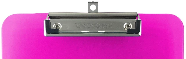Alt view image 3 of 6 - Pink Clear Clipboards Letter Size Low Profile (6-Pack)