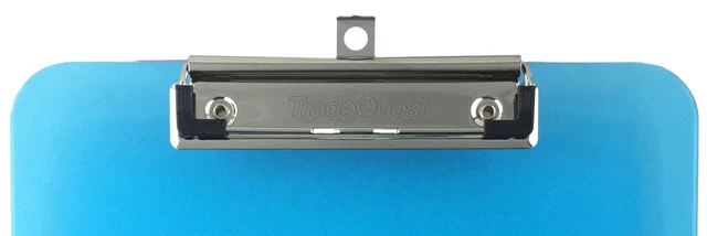 Alt view image 3 of 6 - Sky Blue Clear Clipboards Letter Size Low Profile (6-Pack)