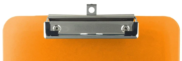 Alt view image 3 of 6 - Orange Clear Clipboards Letter Size Low Profile (6-Pack)