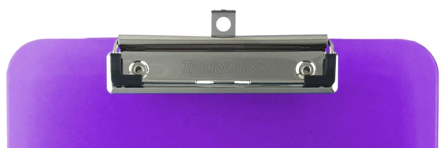 Alt view image 3 of 6 - Purple Clear Clipboards Letter Size Low Profile (6-Pack)