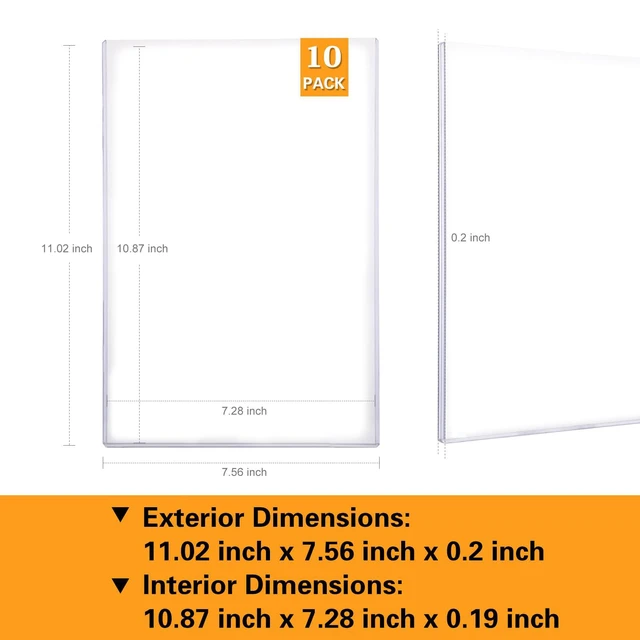 Alt view image 2 of 7 - 10ct Silver-Age Comic Book Toploaders - Crystal Clear Comic Book Top loaders, Premium PVC Comic Book Topload, Hard Plastic Comic Book Holders, Protection for Display, Storage, Collection