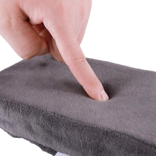 Alt view image 3 of 5 - Ergonomic Memory Foam Office Chair Armrest Pads, Comfy Gaming Chair Arm Rest Covers for Elbows and Forearms Pressure Relief(Set of 2) (Gray)