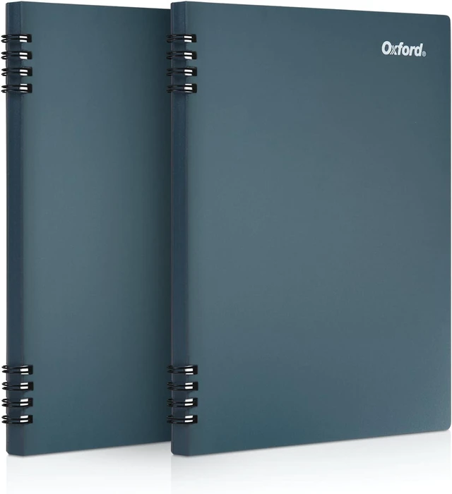 Main image of Stone Paper Notebook, School Notebook, Smooth Note-Taking Pad, Journal for Writing, 5-1/2" x 8-1/2", Blue Cover, 60 Sheets, (161641) | (Pack of 12)