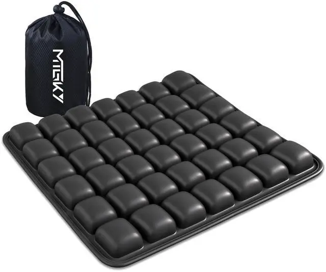 Main image of Travel Cushion for Airplane,Portable&Adjustable Air Seat Cushion,Inflatable Cushion for Travel,Coccyx Tailbone Pain Relief Chair Pad