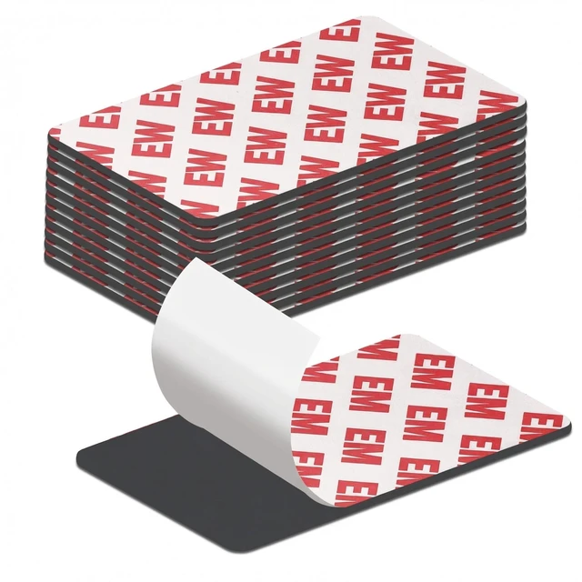 Main image of Magnetic Tape 1x3 Inch 16 Pack, Strong Adhesive Magnets for Crafts Magnetic Strips with Strong Adhesive Backing for DIY Crafts, Fridge, Photo Display. Flexible,Easy to Cut, Peel & Stick