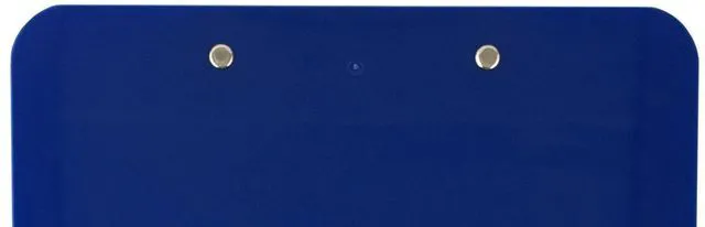 Alt view image 6 of 6 - Dark Blue Plastic Clipboards Letter Size Low Profile (6-Pack) Holds 80 to 100 sheets with rubberized grip corners, plus a retractable hanging loop that folds flat when not needed
