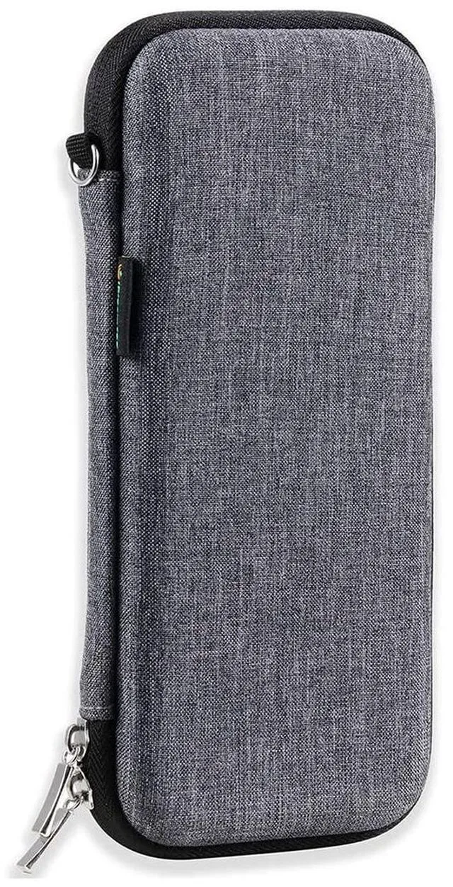 Main image of Upgraded Hard Pencil Case Box for Adults,Durable Pen Carrying Case with Zipper-Gray