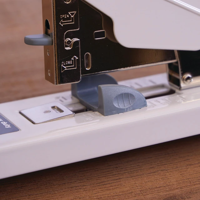 Alt view image 6 of 6 - Heavy Duty Stapler, 160 Sheet Capacity, Includes Alignment Guide, Desktop Stapling, Platinum (39002)