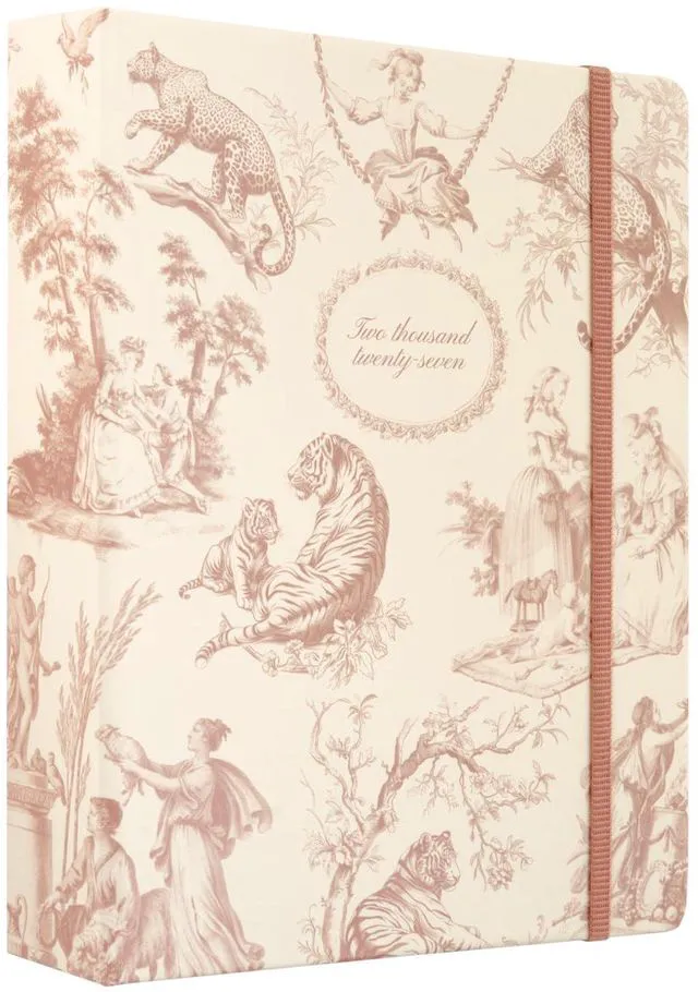 Main image of Versailles Planner 2026-2027 6.4x7.9in (Aug 26/ Dec 27) 17-month Hardcover agenda, 120gsm paper, monthly academic planner, planner for women