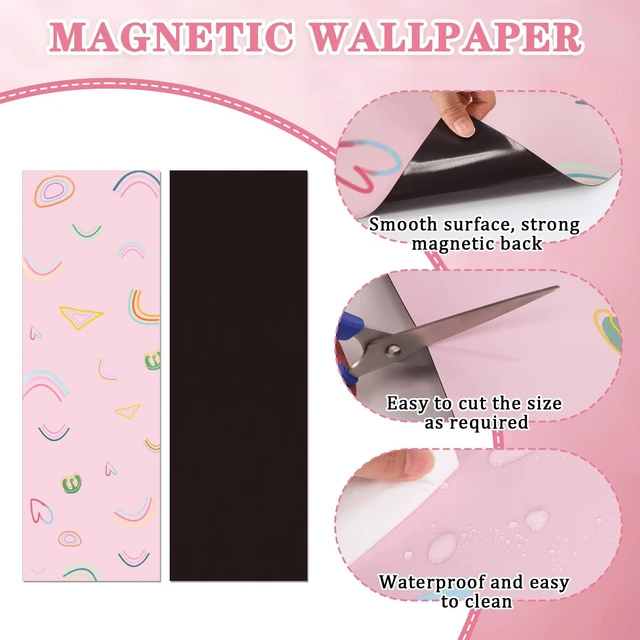 Alt view image 4 of 6 - 16 Pcs Locker Accessories Pink Locker Organizer & Decorations Locker Shelf, Rug, Magnetic Wallpaper, Locker Mirror, Whiteboard, Pen Holder, Markers, Magnets, Back-to-School Essentials