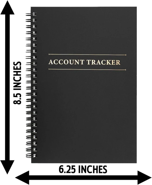 Alt view image 3 of 6 - 8 Pack Expense Tracker Ledger Book - Finance Book for Home Budget Tracking Expense Ledger for Small Business Bookkeeping (100 Pages 8 Pack)