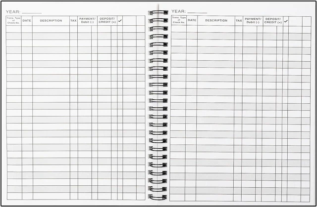 Alt view image 4 of 6 - 8 Pack Expense Tracker Ledger Book - Finance Book for Home Budget Tracking Expense Ledger for Small Business Bookkeeping (100 Pages 8 Pack)