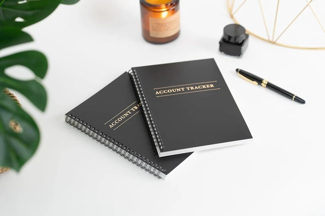 Alt view image 5 of 6 - 8 Pack Expense Tracker Ledger Book - Finance Book for Home Budget Tracking Expense Ledger for Small Business Bookkeeping (100 Pages 8 Pack)