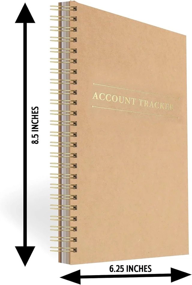 Alt view image 3 of 5 - 8 Pack Accounting Ledger Books for Home Budget Tracking, Business Bookkeeping - Home Expense Tracking Notebook - Expense Ledger for Small Business Bookkeeping - Bookkeeping Book (100 Pages 8 Pack)