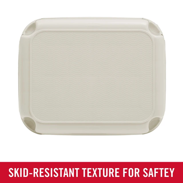 Alt view image 3 of 6 - Roughneck Step-Stool Bisque Lightweight Holds up to 300 pounds Ideal for Kitchen-Bath Skid-Resistant