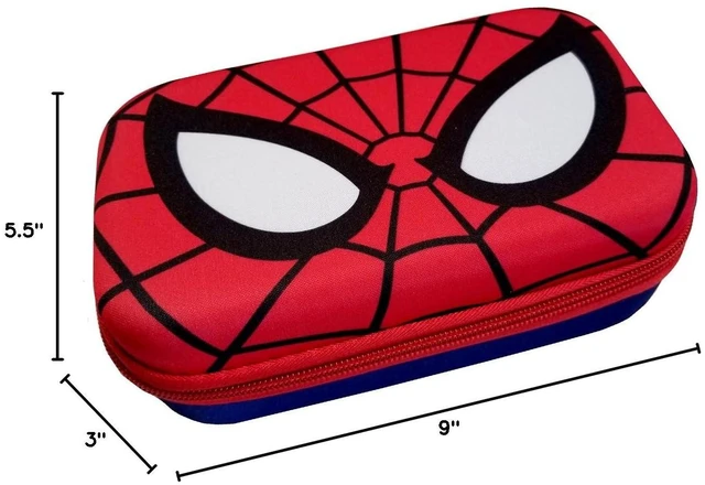 Alt view image 4 of 4 - Hard Shell Molded Zippered Pencil/Storage Case (Spider-Man)