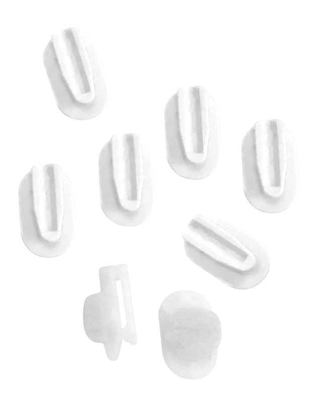 Alt view image 2 of 5 - Stikki Works White Clips 20 per Pack Teacher Classroom Aid,(Pack of 2)