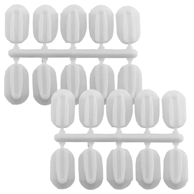 Alt view image 4 of 5 - Stikki Works White Clips 20 per Pack Teacher Classroom Aid,(Pack of 2)