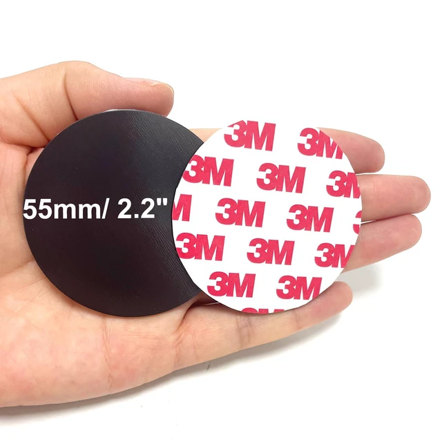 Alt view image 6 of 7 - 55MM Big Round Magnets with Adhesive Backing,Precut Strong Sticky Magnetic Dots Tapes for DIY Crafts Projects Whiteboard, Fridge, Organization(Diameter 2.2" x 0.08" Thick-20PCS)