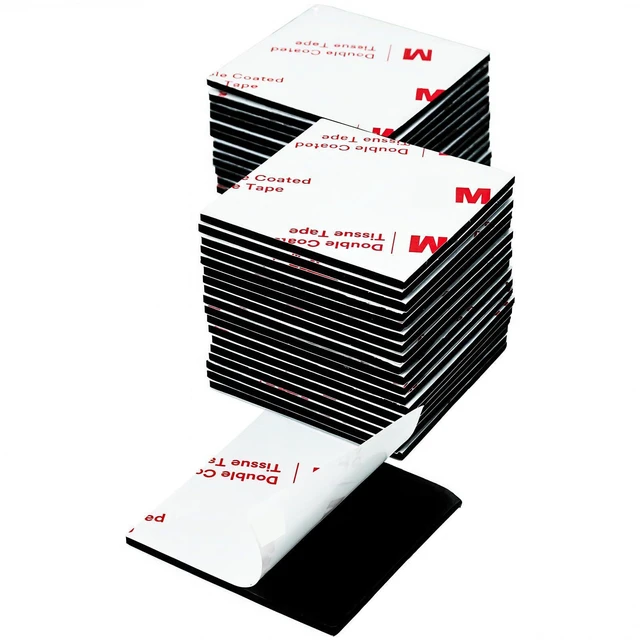 Main image of Pre-Cut Double Sided Tape Heavy Duty 2''x2'' - 36Pcs, No Residue Mounting Foam Tape Removable, Double Sided Adhesive Pads Extra Strong for Walls Picture Car Decor Home Office Crafts Poster