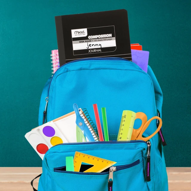 Alt view image 3 of 7 - Composition Books, Notebooks, Wide Ruled Paper, 100 Sheets, Comp Book, Black, 12 Pack (38603)