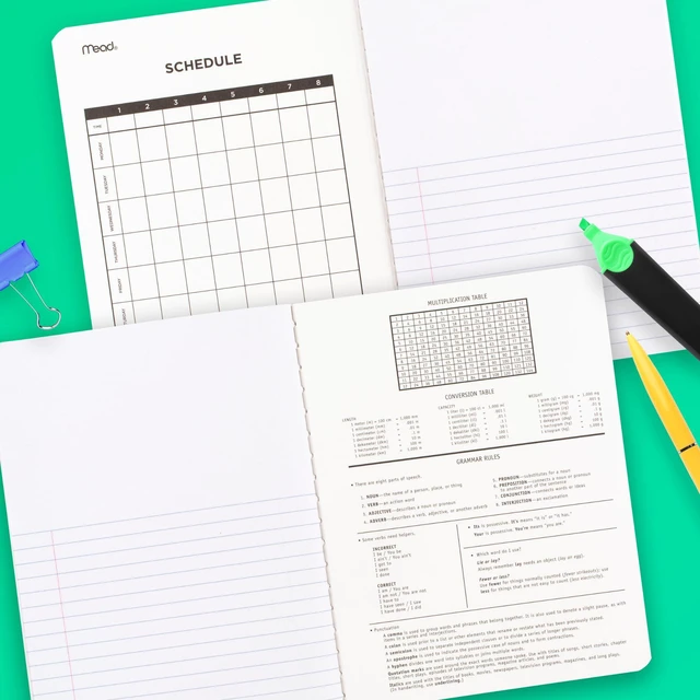 Alt view image 5 of 7 - Composition Books, Notebooks, Wide Ruled Paper, 100 Sheets, Comp Book, Black, 12 Pack (38603)
