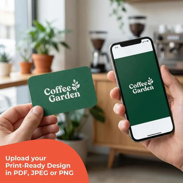 Alt view image 4 of 7 - Custom Business Cards with Rounded Corners, Pack of 500, Add Your Design or Logo, 10PT Durable Matte 250GSM Paper, 3.62 x 2.12 Inches, Double Sided Print, For Small Business and Events