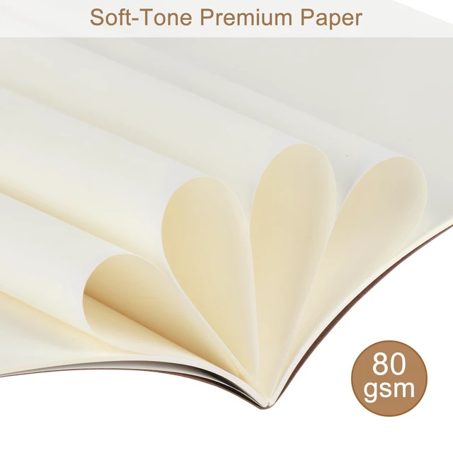 Alt view image 6 of 7 - 24 Pack A5 Kraft Notebooks Bulk, 8.15x5.5 Inches Blank Journaling Notebooks, Notebooks for Work, Composition Notebooks for School, Journal notebooks for kids, 60 Pages