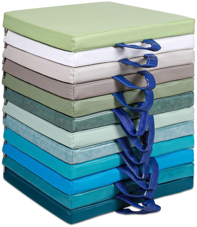 Main image of 12 Pcs Classroom Floor Cushions for Kids,Bright Color,Square Flexible Classroom Seating for Kindergarten Daycare Nursery, Floor Cushion with Handle, Floor Cushions for Sitting Reading