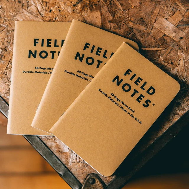 Alt view image 6 of 6 - Original Kraft 3-Pack - Mixed Paper (1 Graph/Grid, 1 Ruled/Lined, 1 Plain/Blank) Memo Books - 48 Page Pocket Notebooks - 3.5" x 5.5"