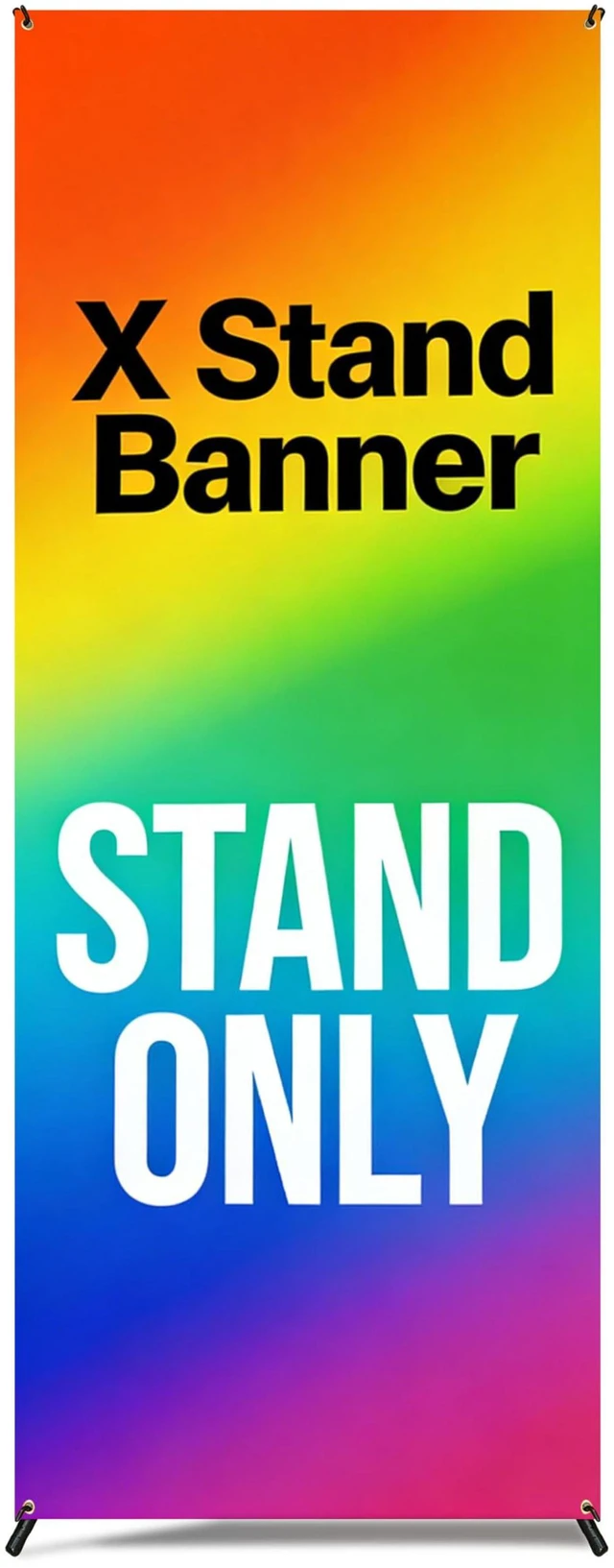 Main image of NEW Premium X Banner Stand 24"x72" 1 UNIT with Carrying Bag (STAND ONLY) PORTABLE AND VERSATILITY AND STURDY AND LIGHTWEIGHT AND ADJUSTABLE