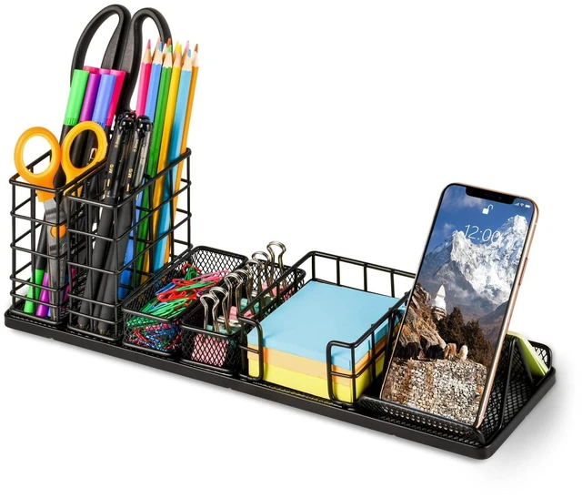 Main image of 7 in 1 Desk Organizer and Accessories School, Home, Office