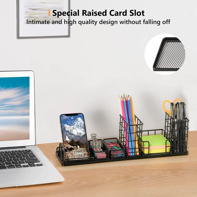 Alt view image 5 of 6 - 7 in 1 Desk Organizer and Accessories School, Home, Office