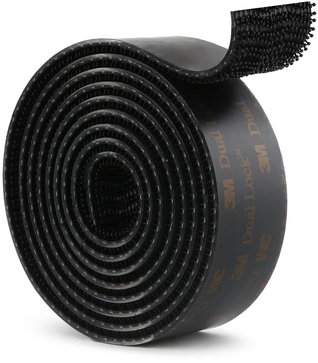 Main image of 3M Dual Lock SJ3550 Reclosable Fastener, Black, 1"×4ft Mounting Tape Interlocking Mushroom Shaped Strong Adhesive Hook Lock Sticy Tape for Indoor and Outdoor: Amazon.com