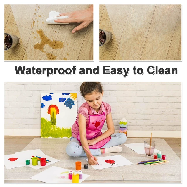 Alt view image 7 of 7 - Office Chair Mat- 46" x 72" Clear Floor Protector Mat for Rolling Chair, Easy Glide Desk Chair Mat for Hardwood Floor