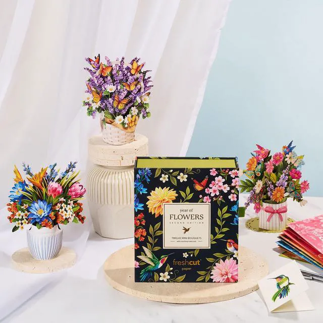 Alt view image 2 of 7 - Year of Flowers Boxed Set of 12, 2nd Edition